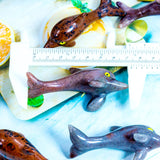 Crystal Dolphins With Eyes