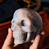 4'' Pink Amethyst Skull