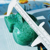 Green Strawberrry Quartz Skull