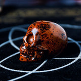 2¡± Mahogany Obsidian Skull