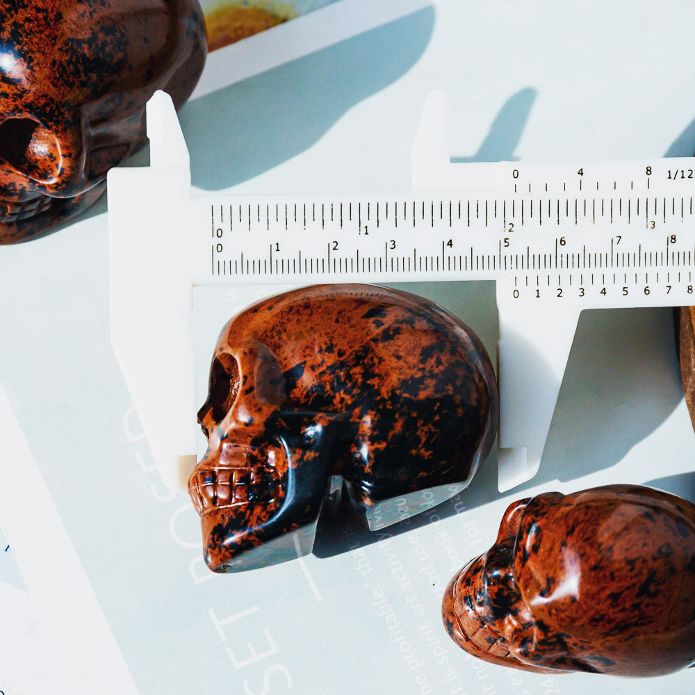 2¡± Mahogany Obsidian Skull