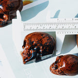 2¡± Mahogany Obsidian Skull