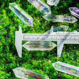 Aura clear quartz double point