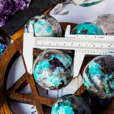 Amazonite With Smoky Quartz Sphere