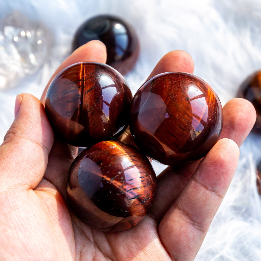 Red Tiger-eye Sphere