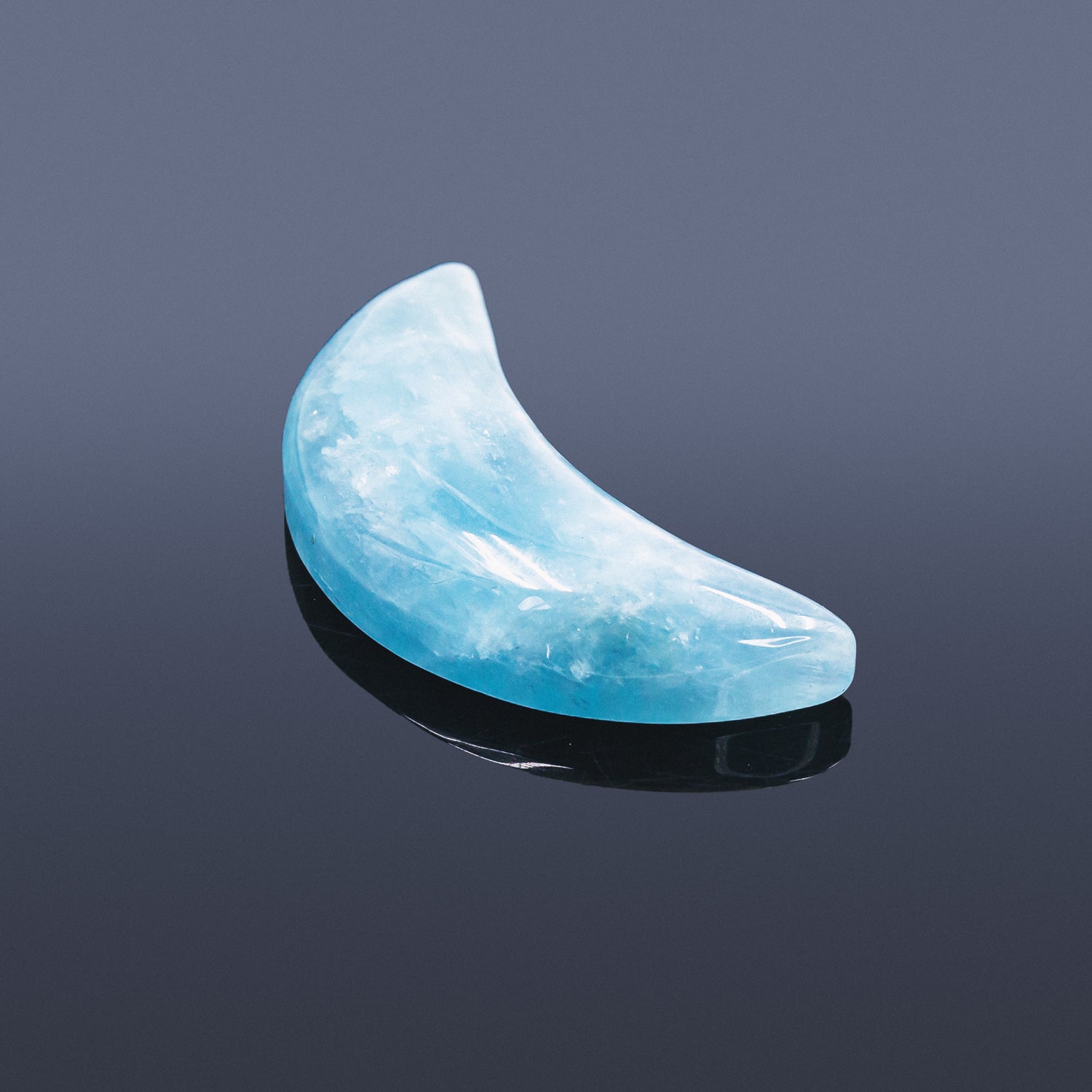 2'' Aquamarine Moon