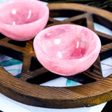 Rose quartz small cup