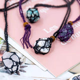 Raw crystal necklace