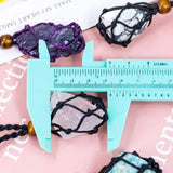 Raw crystal necklace