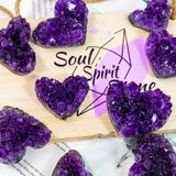 Amethyst Heart Cluster