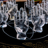 Clear quartz reiki hand