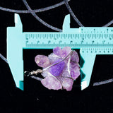 Amethyst cluster pendant
