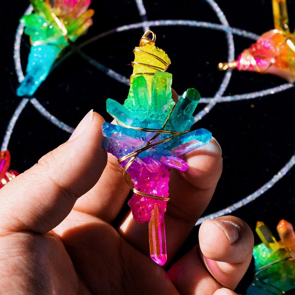 Aura cluster pendant