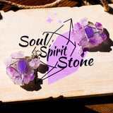 Amethyst cluster pendant