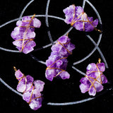 Amethyst cluster pendant