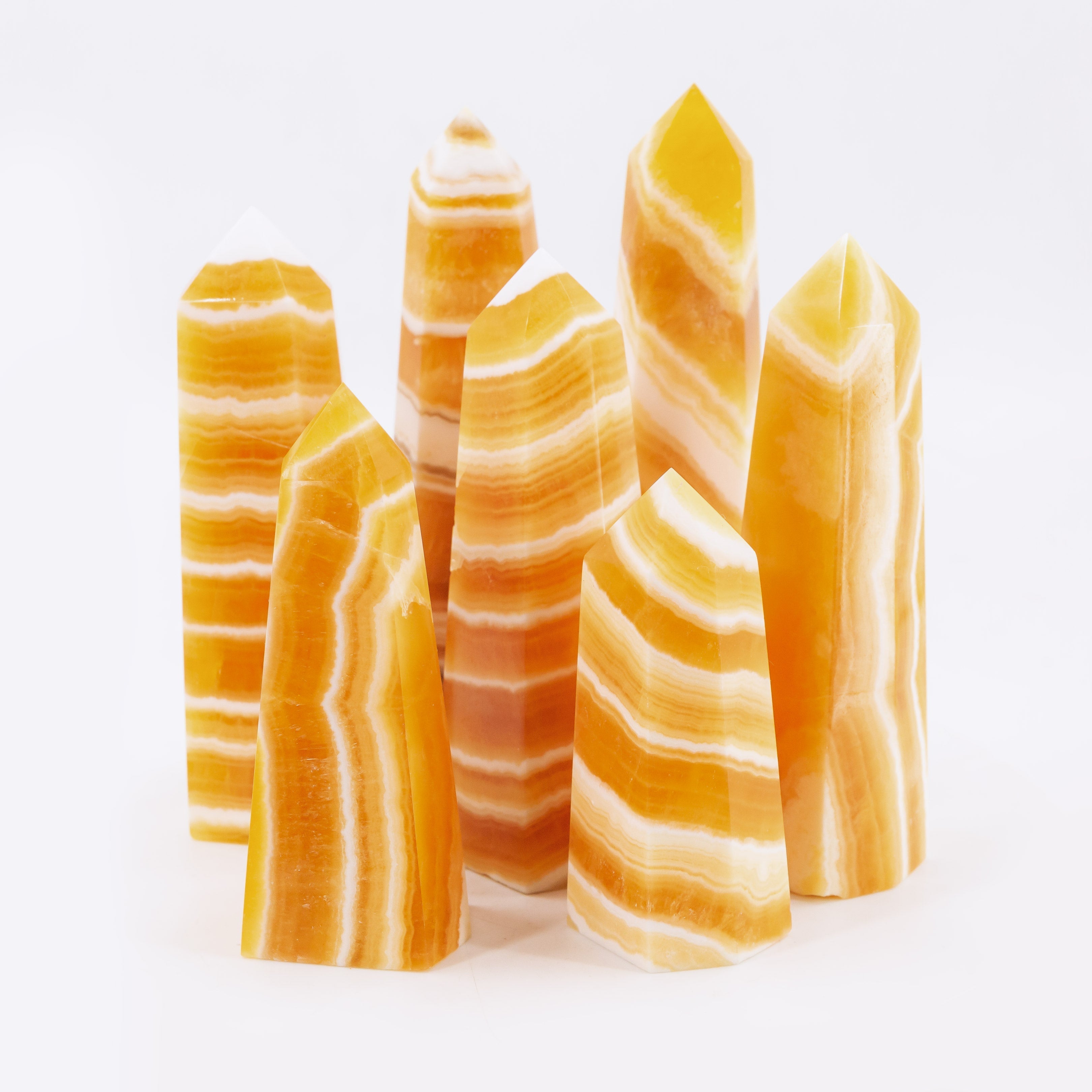 Orange Calcite Tower