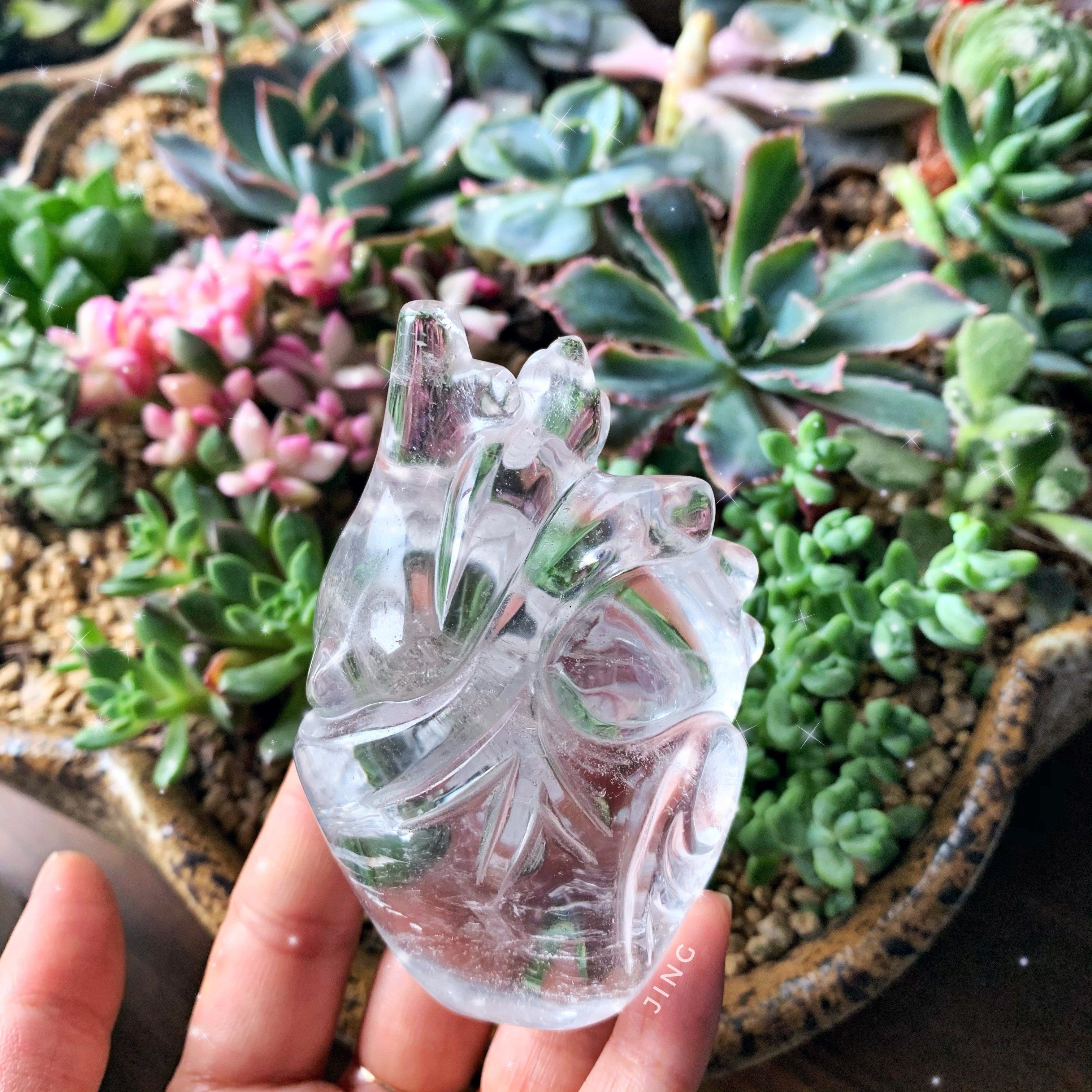 Quartz human heart