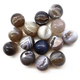 Sparkling Agate Geode Sphere for Crystal Healing Home Decor