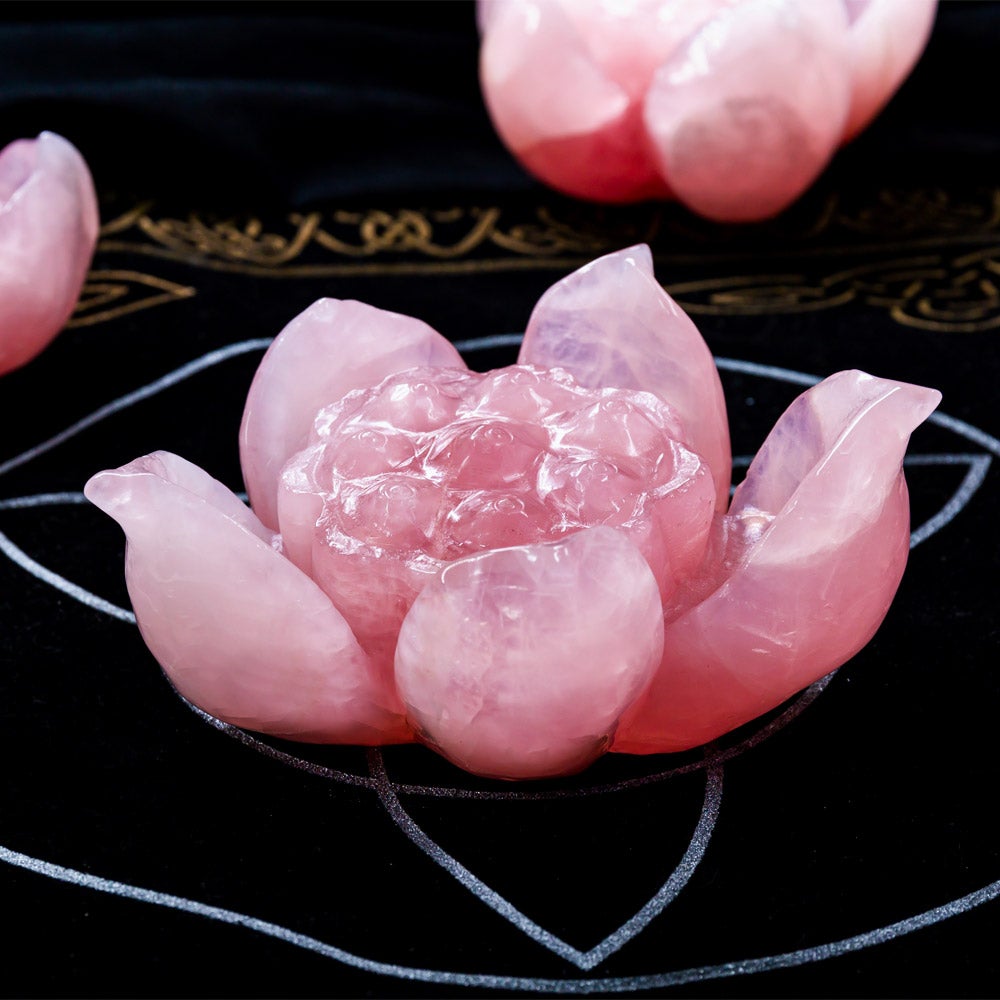 Rose Quartz Lotus