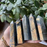 Fire Labradorite Point