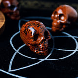 2¡± Mahogany Obsidian Skull