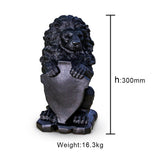 Obsidian Lion With Shield