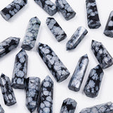Snowflake obsidain point