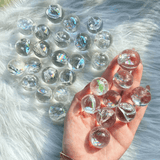 Rainbow Clear Quartz Small Sphere